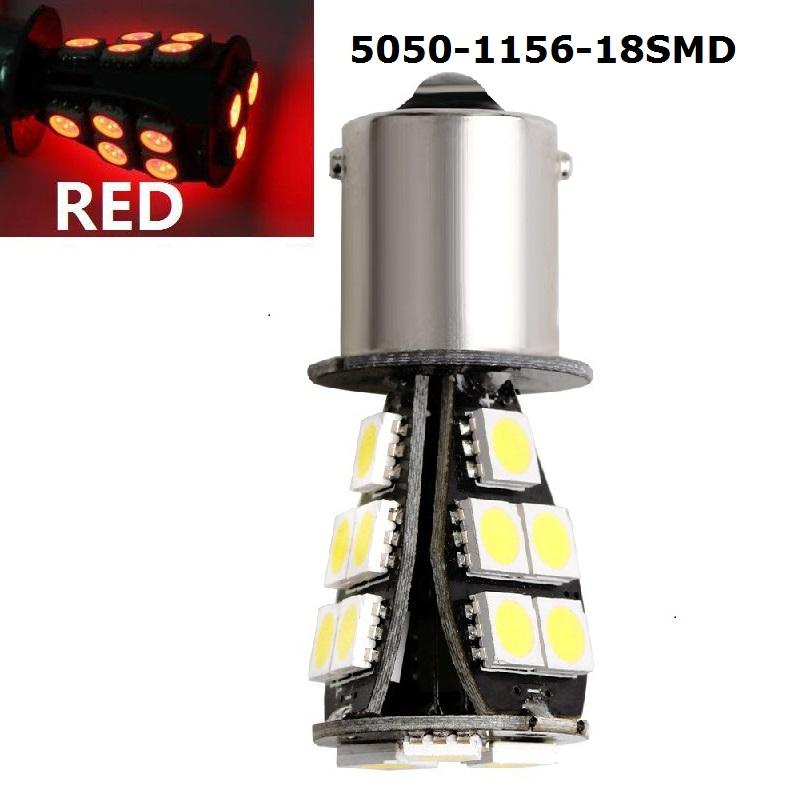 1156 1157 BAY15D P21 2.5W 18SMD CANBUS Error Free Brake Tail Car LED Light Bulb BS