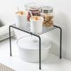Draining Iron Kitchen Storage Rack Hollow Seasoning Bottles Shelves Spice Jars Holder   Cupboard