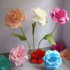 Silk PE Foam Rose 30cm Rose Branch NEW Simulation Rose Flowers Wedding Backdrop