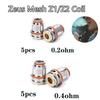 Zeus Z 0.2 Ом 0.4 Ом Сменные испарители Набор из 5 штук
