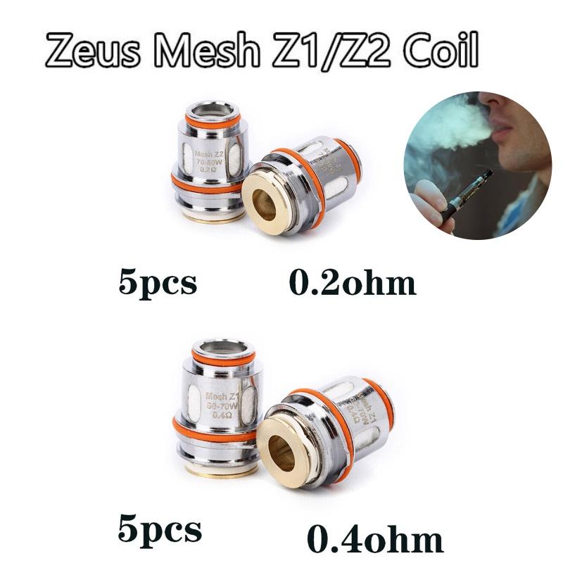 Zeus Z 0.2 Ом 0.4 Ом Сменные испарители Набор из 5 штук