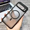 Матовый Полупрозрачный Магнитный Чехол Для Magsafe Для Google Pixel 10 9 ProXL 8 7 6 Pro 9A 8A 7A 6A Беспроводная Зарядка Ударопрочный Чехол