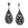 [N0988] - 'Altaï' Black Gray Designer Earrings