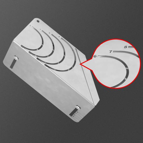 Foam Pipe Cutter Tool High Precision 45-Degree Rubber Insulation Pipe Cutter Adjustable Design Stainless Steel Rubber Pipe Insulation Cutter Guide