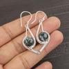 Moss Agate Gemstone Jewelry, 925 Solid Sterling Silver Earrings, Handmade Beautiful Silver Earrings For Thanksgiving Gift