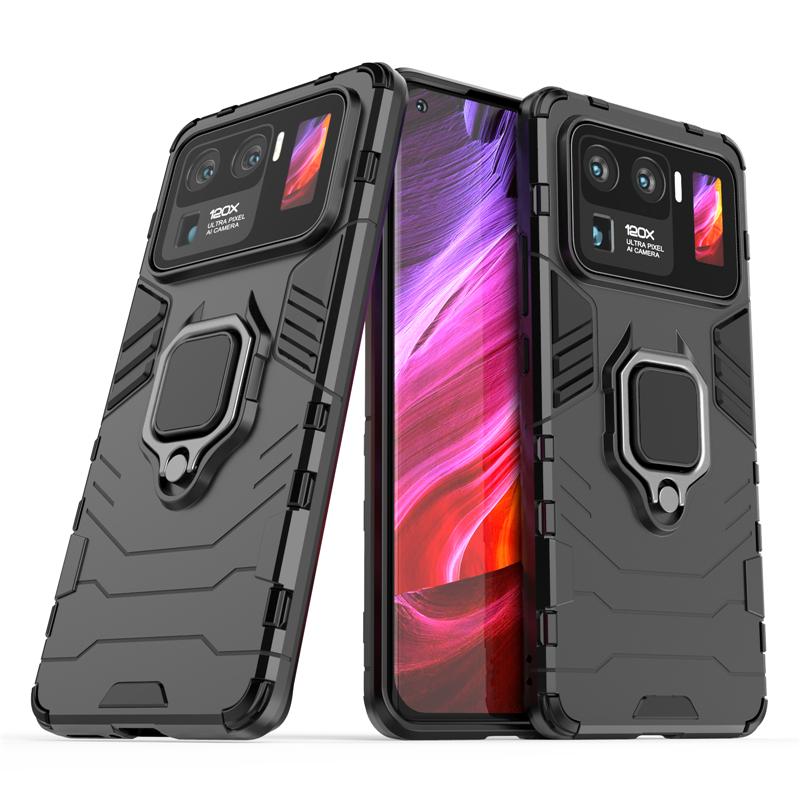 Для Xiaomi Mi 11 Ultra Чехол Finger Ring Armor Bumper Жесткий Чехол Для Xiaomi Mi 11 Lite 5G NE Чехол Для Xiaomi 12 Xiaomi 11 11T Pro