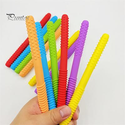 Жевательная палочка для освежения дыхания с эфирным маслом, пищевая, без BPA, легко моется, компактная, портативная, детская пустышка, жевательная палочка для освежения дыхания