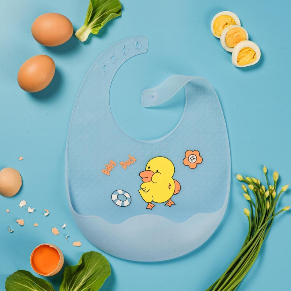 Silicone Baby Stuff Soft Baby Food Napkin Cute Baby Bibs  Baby Feeding Stuff