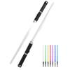 2 In 1 7 Colors Changing Light Up Sword Expandable Light Sword with Sound Cosplay Toy for Kids