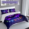 3pcs Smiling Critters2 pattern bedding set duvet cover set includes duvet cover &pillowcases, perfect all season bedroom decoration & gift