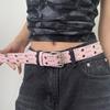 Женский ремень с заклепками Модный Повседневный Панк-стиль ПУ-кожа Поясная лента Персонализированный аксессуар для украшения пояса