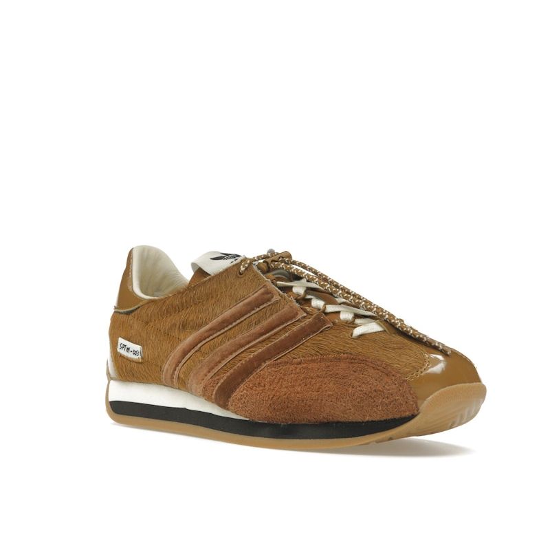 Song for the Mute x adidas Country OG Pony Hair Pack - Бронзовая страта Мужские кроссовки Коричневый Дикий-коричневый Кремово-белый JH8639