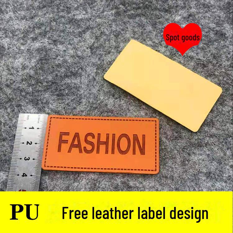 PU Leather Labels for Men's, Women's, & Children's Apparel, Jeans, Shoes, and Bags