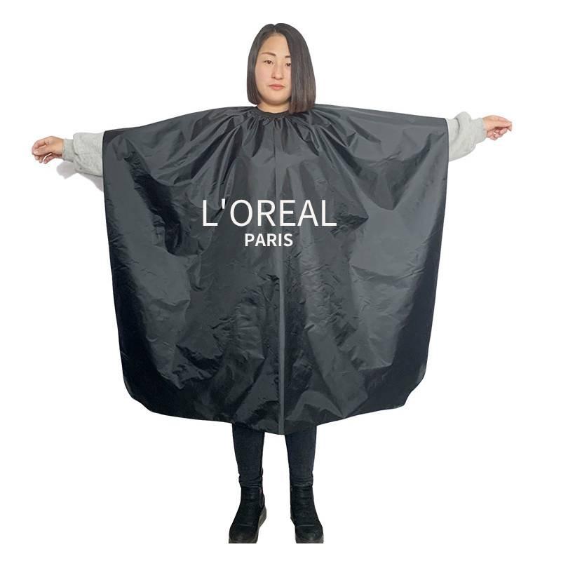 Парикмахерский фартук-накидка из водонепроницаемой полиэстеровой ткани для барберов и парикмахеров