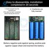 DC 5V 12V Двойной выход 3x батареи 18650 Без пайки Последовательный DIY корпус для батарей с переключателем для мобильного телефона WiFi-роутера светодиодного освещения