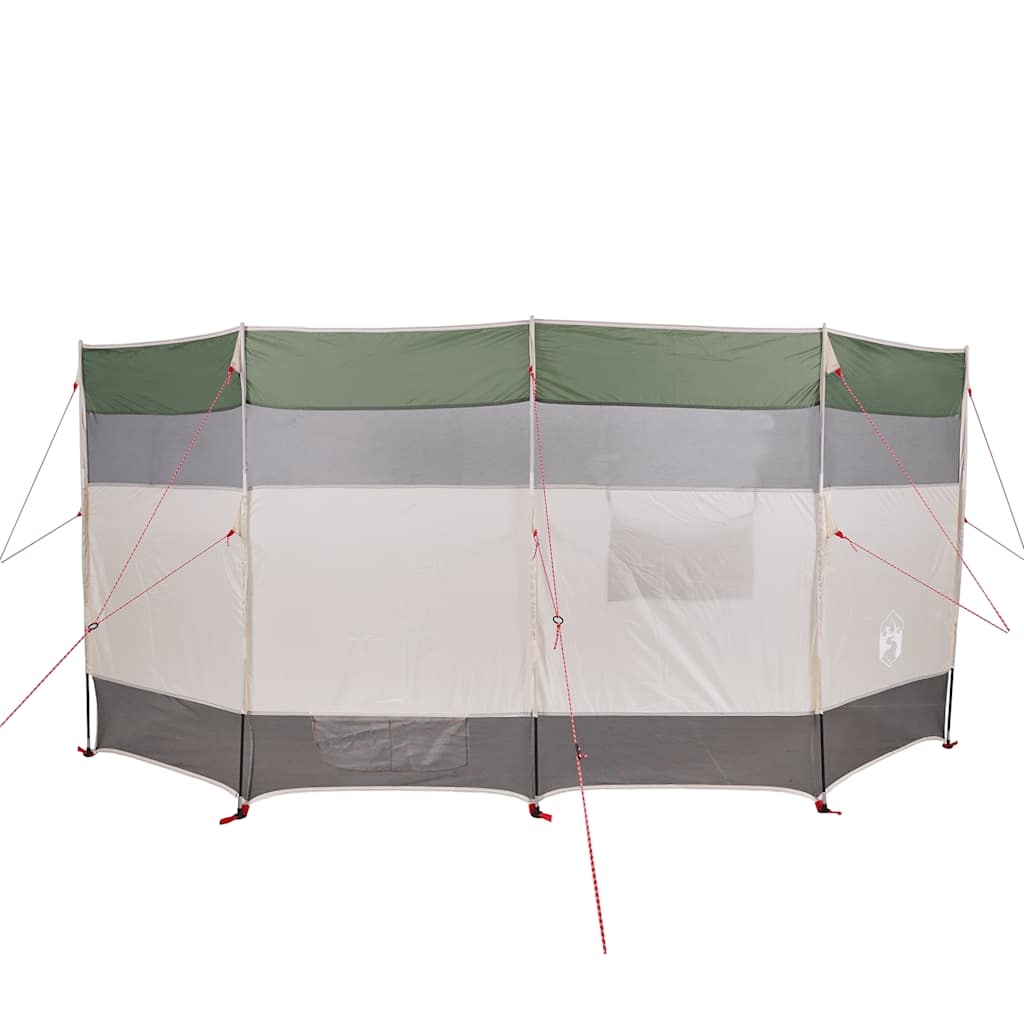 Camping Windbreak Green 366 x 152 x 152 cm Waterproof