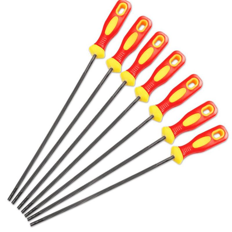 Круглый напильник для заточки цепей бензопил из высокоуглеродистой стали 4/4,8/5,5 мм AVE