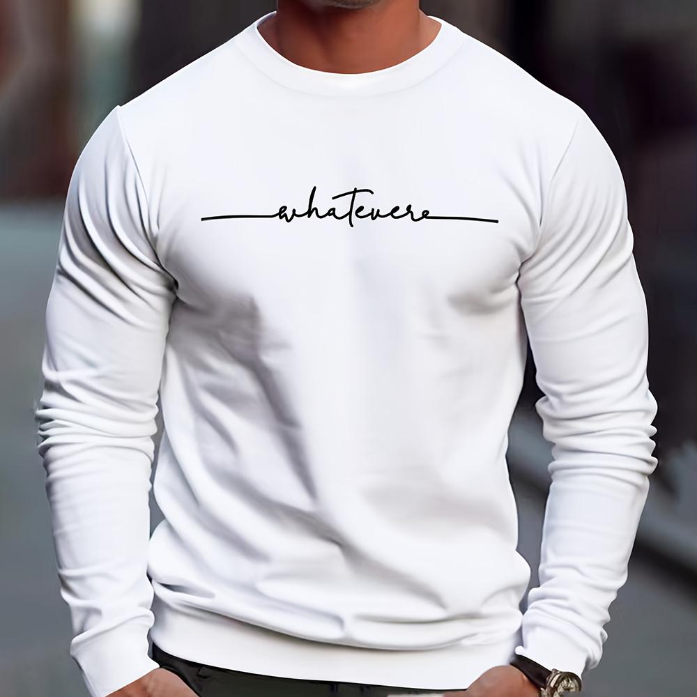 Мужская осенняя повседневная футболка с длинным рукавом и круглым вырезом 2023 года, новые мужские спортивные топы с 3D-цифровой музыкальной печатью, зимняя нижняя рубашка