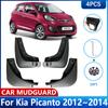 Брызговики для колес автомобиля Kia Picanto Аксессуары Morning TA 2012 2013 2014 MK2 Брызговики Защитные щитки Передние Задние