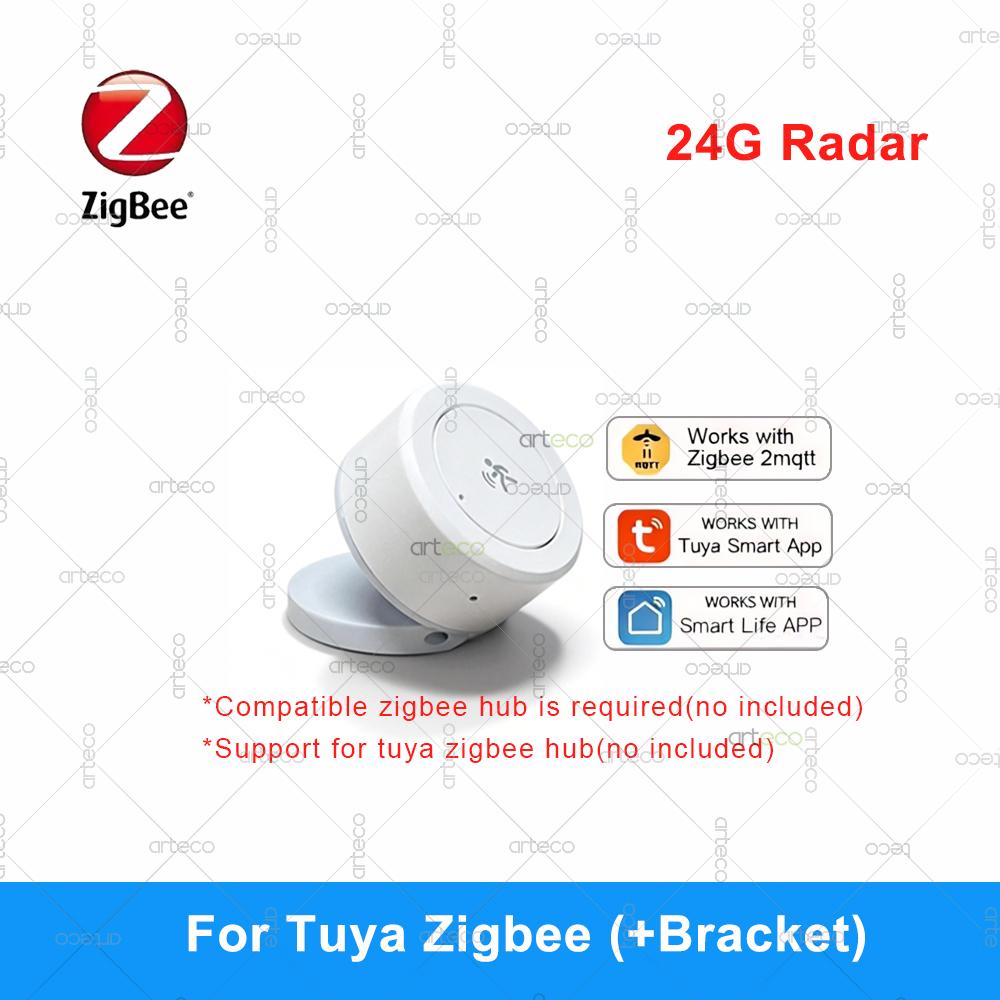 Mini Zigbee Human Presence Sensor 24G Mmwave Radar Detector Occupancy Sensor,Static/Motion Detect,For Tuya Home Assistant Z2MQTT