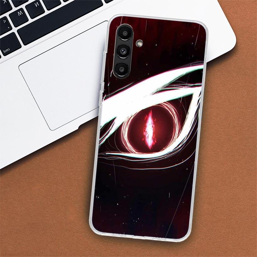 Scary Face Eyes Phone Case For Samsung Galaxy A56 A55 A54 A53 A16 A15 A14 A13 A36 A35 A34 A33 A26 A25 A24 A23 A05S A04S A03S A55