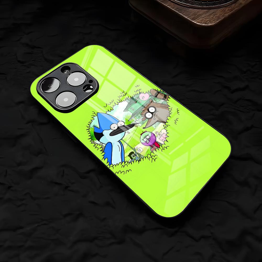 R-Regular-S-Show SEPhone Case For IPhone 17 Air 16 E Pro Max 15 14 13 Mini 12 Pro 11 Max Plus Black Glass Cover