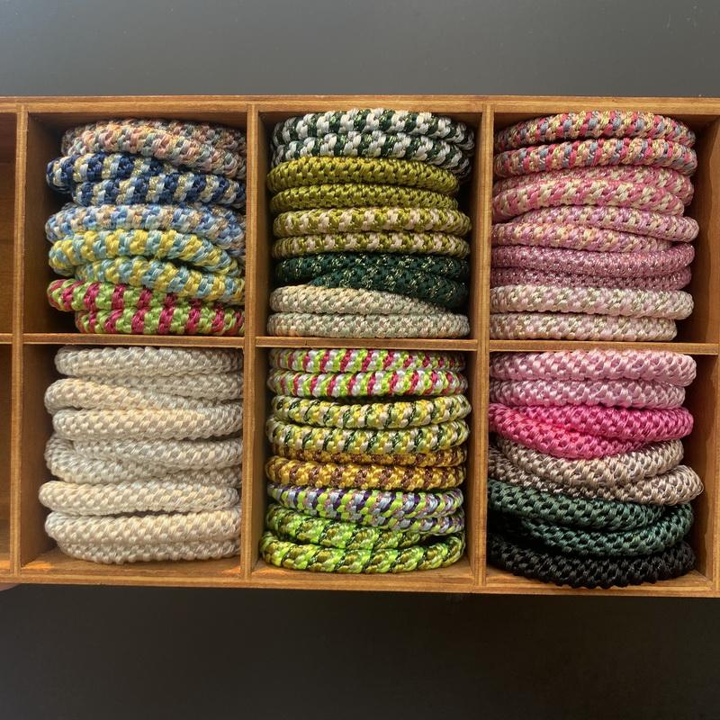 10pcs/set Colorful Knekki Hair Tie for Women Elastic Black Hair Bands Girls Ponytail Holders Hair Rope Gum Knekki Haar Elastiek