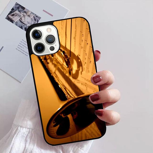 Чехол для телефона Piccolo Trumpet Brass Instruments для iPhone 11 12 13 14 Pro Max mini XR XS SE 2020 6 7 8 Plus Samsung S21 S22 Coque