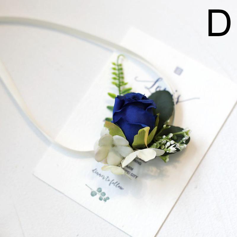 Свадебный корсаж на запястье цветок брошь браслет свадебные аксессуары для подружки невесты поставки