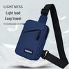 Мужская простая уличная сумка кроссбоди для телефона - Портативная одноплечевая нагрудная сумка