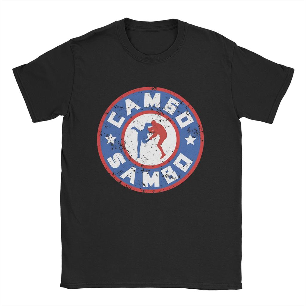 Streetwear T Shirt Summer Sambo Dagestan Wrestling Russian Flag TShirts Cotton Tshirt Men Funny Pattern Short Sleeve Top Tees