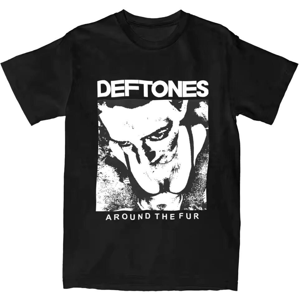 Deftones Американская Рок-группа, Around the fur Унисекс Черная Футболка Размер S-5XL Унисекс Футболка