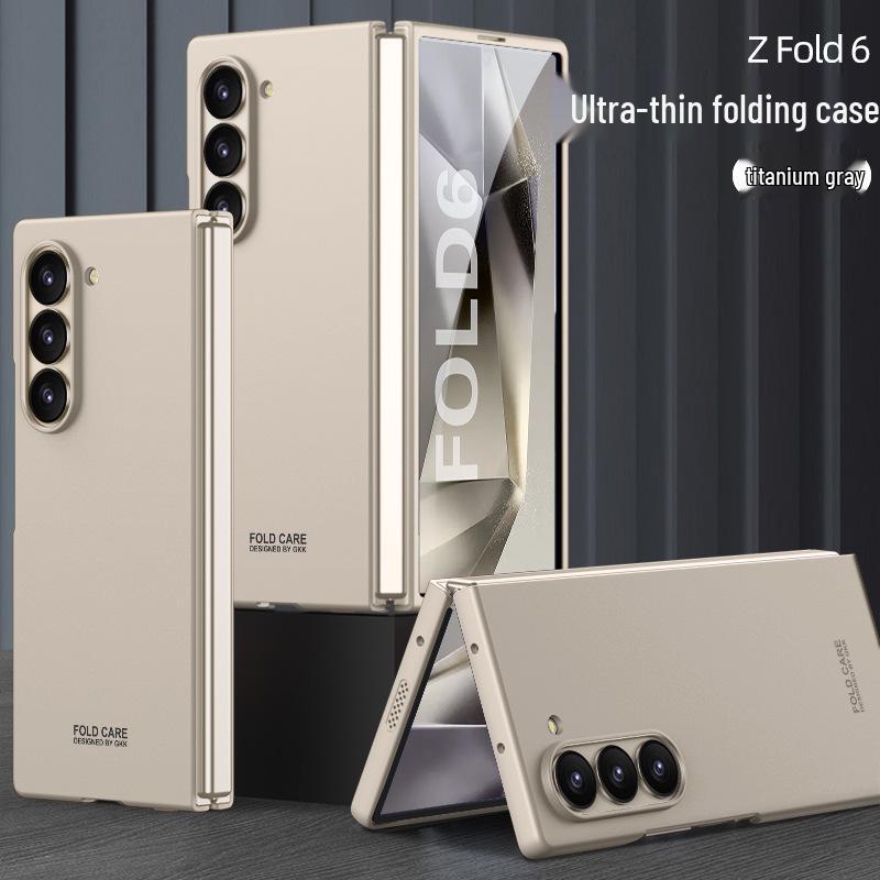 Ультратонкий матовый жесткий чехол для телефона Samsung Z Fold 6 - Модный однотонный защитный чехол