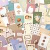 50 листов Ретро Ins Мемо Материал Книга Декоративная Бумага Креативный Коллаж Junk Journal DIY Скрапбукинг Эстетичная Бумага для Поделок