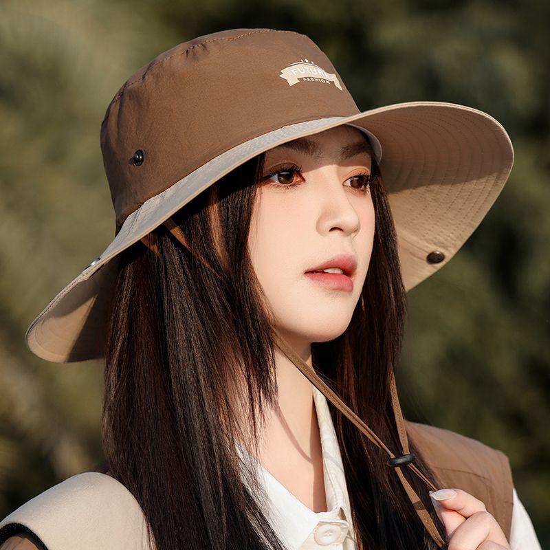 Женская рыболовная шляпа Sunshade, регулируемая экспедиционная шляпа для всех сезонов, модная и удобная складная альпинистская шляпа