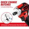 ONEVAN 588N.M Torque Brushless Electric Screwdriver 5 Speed  Cordless Impact Drill With 3 LED Light Battery For Makita 18V Tool