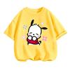 Детская повседневная футболка летняя Sanrio мультяшная с коротким рукавом одежда для мальчиков и девочек