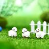 2PCS/4PCS Succulent Ornaments Sheep Baby Ornaments Diy Material Moss Microlandscape Indoor And Outdoor Garden Ornaments