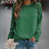 Autumn/Winter Women's Long Sleeve O-Neck T-Shirt Top