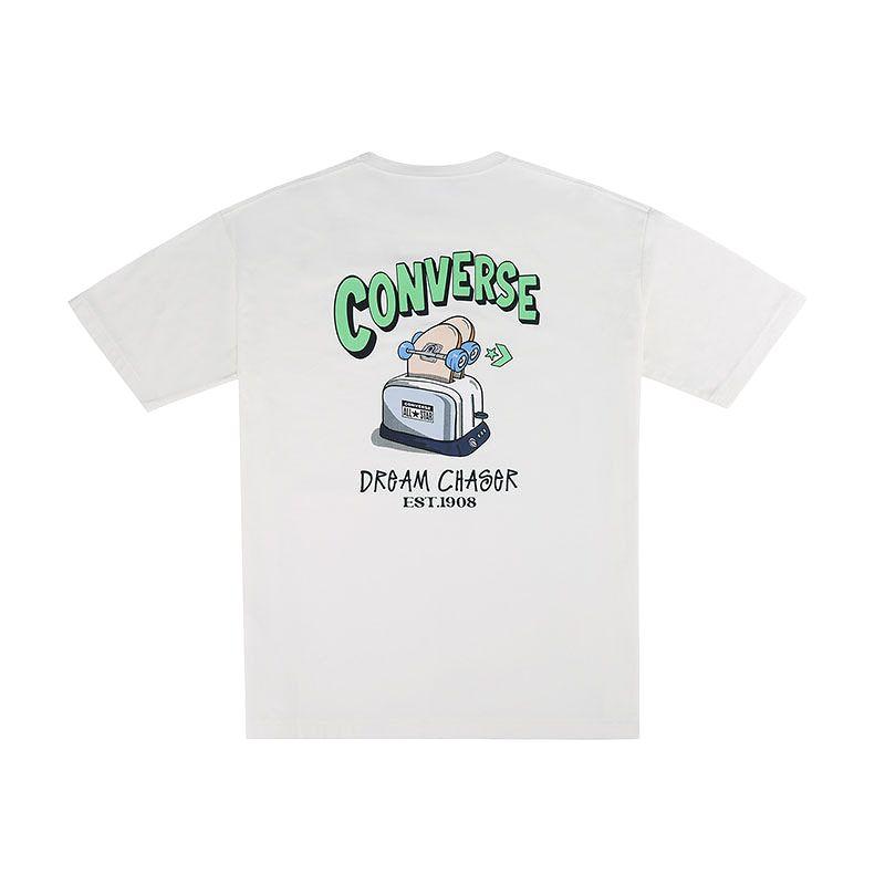 Converse Футболки Мужские W2Y С круглым вырезом Умеренная MCJ751-W2Y