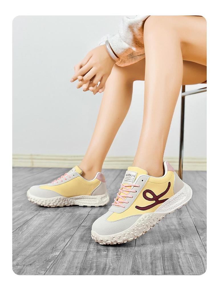 Женская легкая рабочая обувь со стальным носком - Дышащая, Нескользящая, Ударопрочная, Защита от проколов, для Осени и Зимы