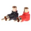 1 пара 90 градусов RCA прямоугольный разъем адаптеры штекер M/F угловой аудио адаптер