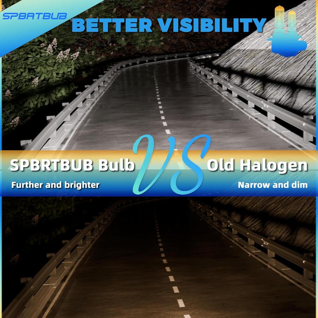 Compatible with TOYOTA PRIUS 2010 2011 2012 2013 2014 2015 Halogen Headlight bulbs,9005/HB3/H10 High Beam + H11/H8/H9 Low Beams + H11 Fog Lights,