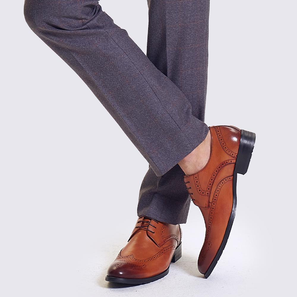 Модная Роскошная Высококачественная Натуральная Кожа Оксфорды Классическая Шнуровка Деловые Формальные Официальные Туфли из Коровьей Кожи Верхнего Слоя