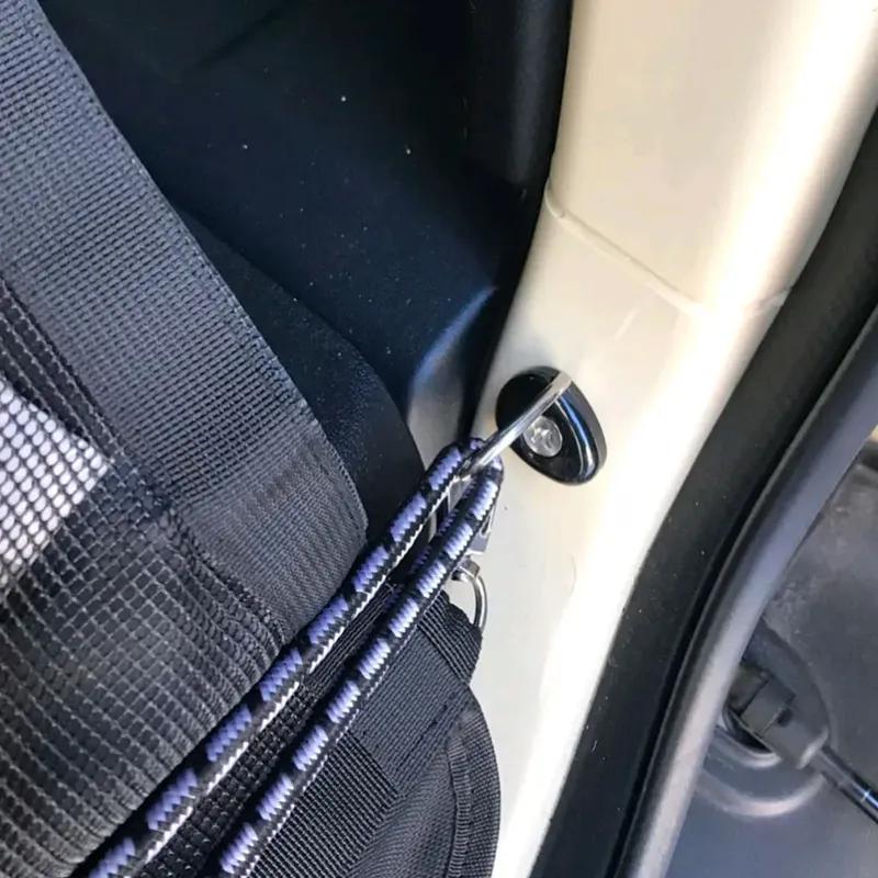 Car D-Ring Buckle Tie Down Anchors Seat Head Restraint Interior Accessories For Suzuki Jimny      JB64 JB74
