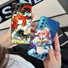 Игровой чехол GI Nilou Матовый ТПУ для мобильного телефона Samsung Galaxy M55 54 42 35 34 33 32 23 22 15 14 13 12 F55 5G Цветная крышка
