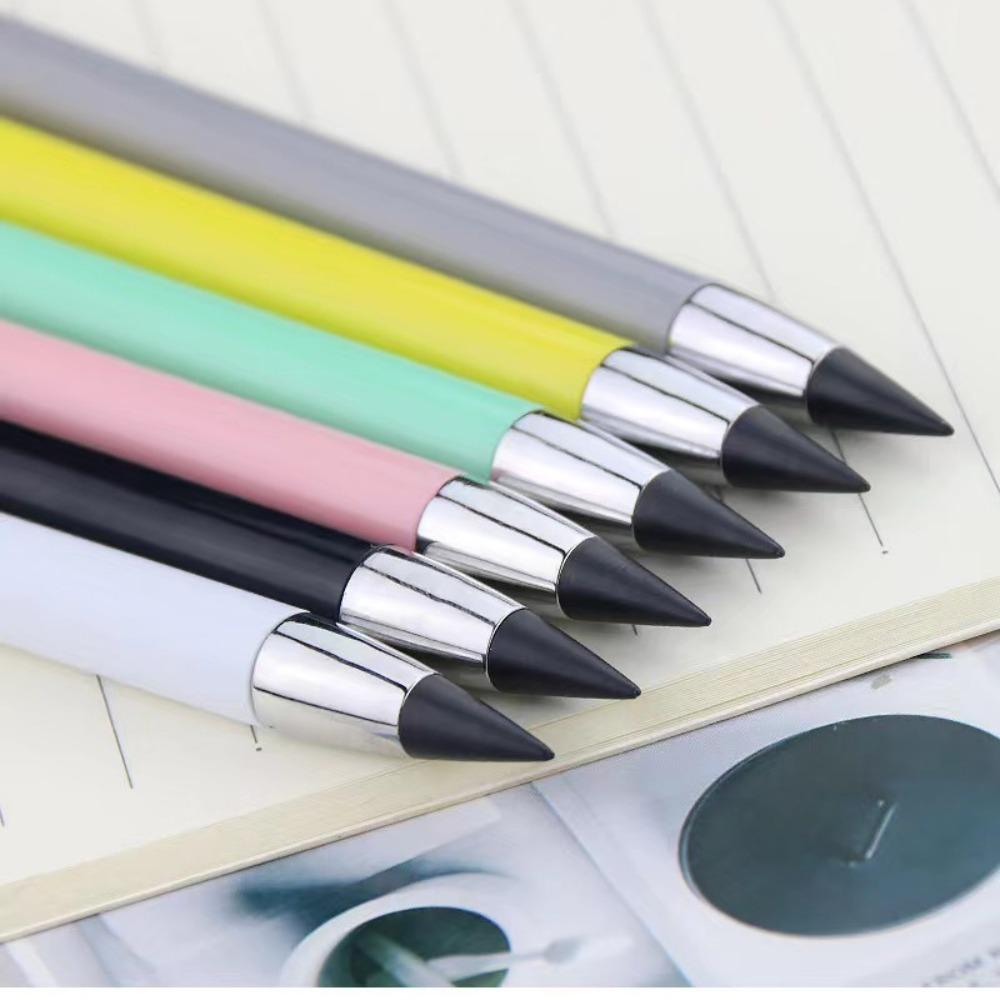 Reusable Forever Pencil Solid Color Inkless Pencil Not Easy To Break Eternal Pencil Writing