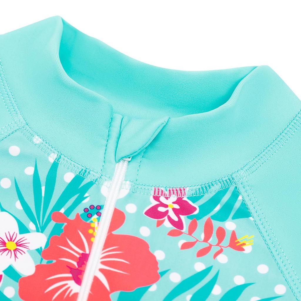 Купальник с длинным рукавом для девочек с единорогом - Защита от солнца, быстросохнущая купальная одежда для детей