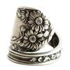 Yousheng Ложка подсолнуха Регулируемое кольцо Boho Винтажное кольцо на палец Выдвижная лента для женщин и мужчин ювелирные изделия