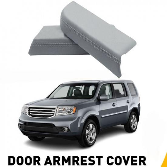 For Honda Pilot 2009-2015 Leather Left Front Driver Door Panels Armrest Cover K